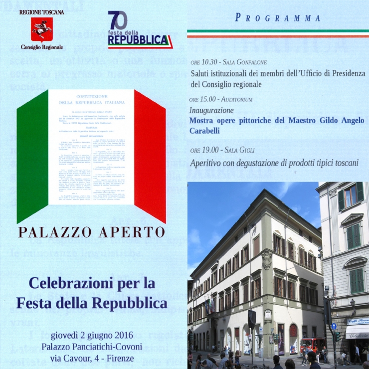 2 GIUGNO 2016: FESTA della REPUBBLICA ITALIANA